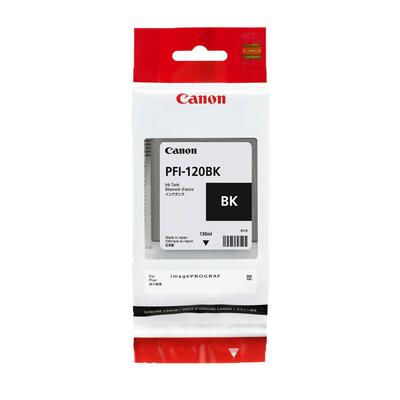 Canon PFI-120BK (2885C001) Black Original Cartridge - TM-200 / TM-205 (E)