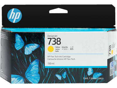 HP 498N7A (738) YellowART Kartusche - DesignJet T8