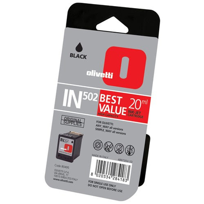 Olivetti B0495 Black Orjinal Cartridge für Any-Way Phot