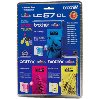 Brother LC57CMY 3-pack Set Original-Patrone - DCP-130C
