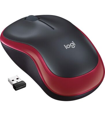 Logitech M185 (910-002237) Kırmızı Kablosuz Mouse