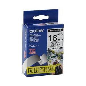 Brother TZFX241 (TZe-FX241) 18MM Siy auf Weiß