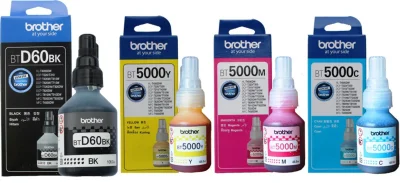 Brother BT-D60BK / BT-5000CMY Original Multipack 4-Piece Set-Drucker - DCP-T300 / DCP-T500W
