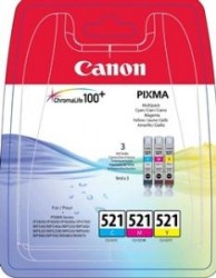 Canon CLI-521CMY 3-pack Set-Patrone - MP540 / MP620