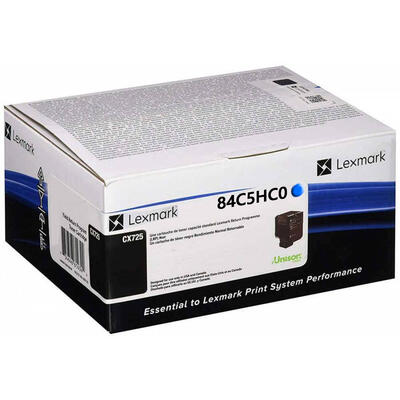Lexmark 84C5HC0 Hohe Kapazität des Blauen Orjinaltoners