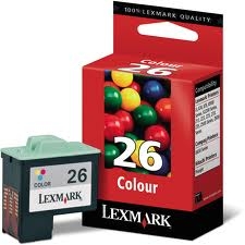 Lexmark 10N0026 (26) Renkli Orjinal Kartuş - X1270