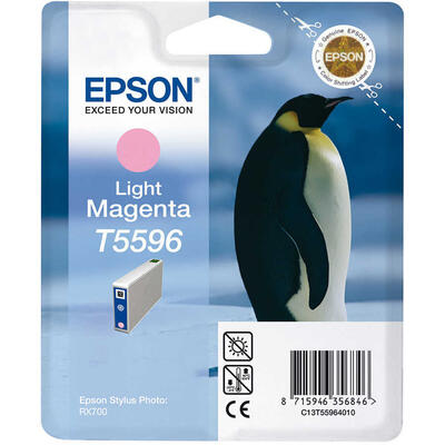 Epson C13T55964020 (T5596) Light Magenta Original Cartridge - Stylus Photo RX700 (U)