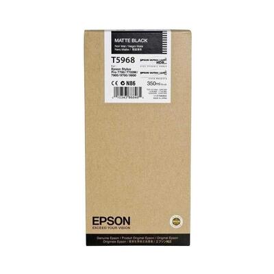 Epson C13T596800 (T5968) Matte Schwarz Originalpatrone.
