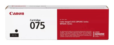 Canon CRG-075 BK (6365C002) Black Original Toner - MF662Cdw / LBP646Cdw