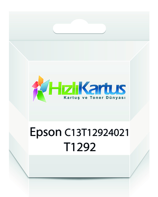 Epson C13T12924021 (T1292) Cyanfarbene kompatible Tintenpatrone - Stylus SX425