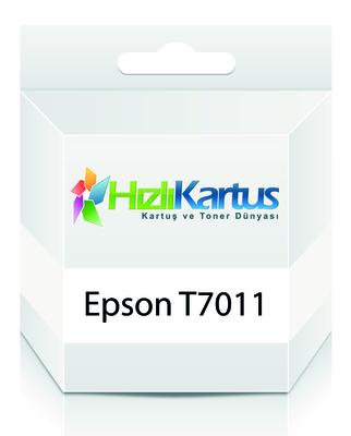 Epson C13T70114010 (T7011) Schwarz XXL Muadil Kartusche