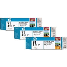 HP C9480A (91) Matte Black Original Plotter Cartridge 3-pack - Designjet Z6100