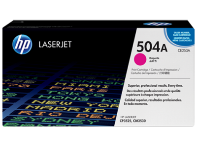 HP CE253A (504A) Original Toner, Rot - für CP3525 /
