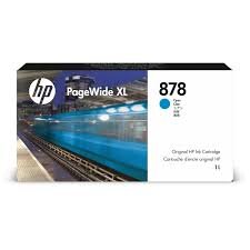 HP 878 (312Z2A) Mavi Orjinal Kartuş - PageWide XL