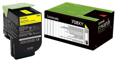 Lexmark 70C8XY0 (708XY) Sarı Orjinal Toner - CS51