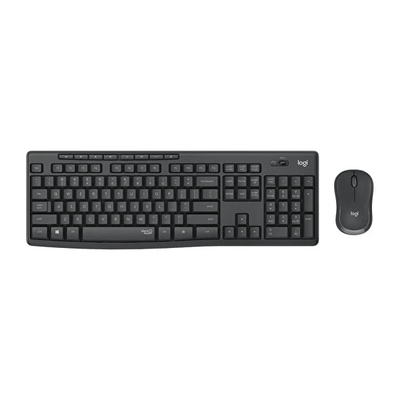Logitech MK295 (920-009804) Silent Wireless Turkish Q Keyboard and Mouse Set - Black