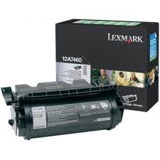 Lexmark 12A7460 Schwarzer Orjinaltoner — T630