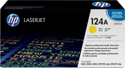 HP Q6002A (124A) Gelbe Originaltonerpatrone - Laserjet 1600