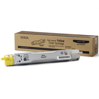 Xerox 106R01084 Yellow Original Toner High Yield - Phaser 6300