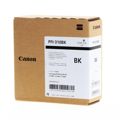 Canon PFI-310BK (2359C001) Siyah Orjinal Kar