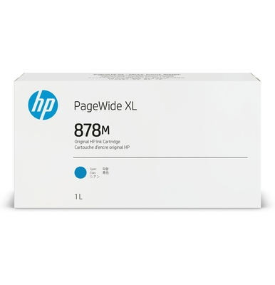 HP 878M (312Z5A) Mavi Orjinal Kartuş - PageWide XL