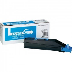 Kyocera TK-865C Cyan Original Toner - TasKalfa 250Ci