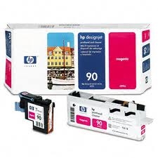 HP C5056A (90) Magenta Head Cartridge + Cleaner - DesignJet 4000
