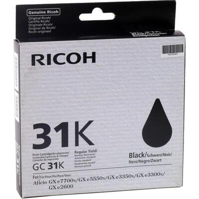 Ricoh GC-31 Siyah Orjinal Kartuş (405688) GXe3300N