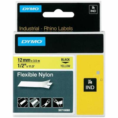 Dymo RhinoPro 18490 Gelb-SchwarzART Nylon Scree