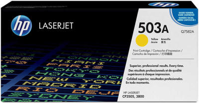 HP Q7582A (503A) Sarı Orjinal Toner - Laserjet 360