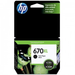 HP CZ117AB (670XL) Schwarz, Originalpatrone, hohe Reichweite.