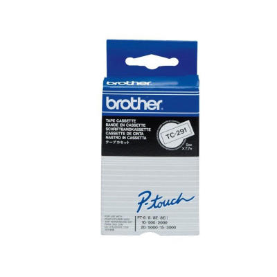 Brother TC-291 Weißer Originalstreifen - P-Touch 2000