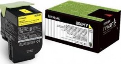Lexmark 80C8HY0 (808HY) Yellow Original Toner High Yield - CX410 / CX510