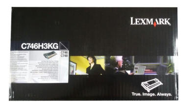 Lexmark C746H3KG Schwarzer Orjintoner (Hochkapasi)