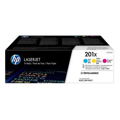 HP CF253XM (201X) 3-pack Original Toner - LaserJet Pro M252dw / M274dn