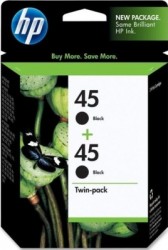 HP C6650FN (45) 2-pack Black Original Cartridge - Deskjet 710c / 720c