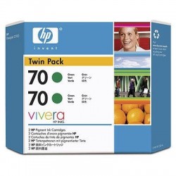 HP CB348A (70) Green Original Cartridge 2-pack - Designjet Z2100