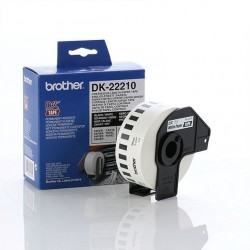 Brother DK-22210 Beyaz Üzeri Siyah Sürekli Etiket
