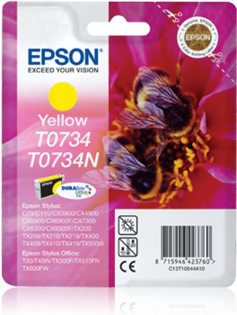 Epson C13T10544A10 (T0734) Sarı Orjinal Kartuş - T