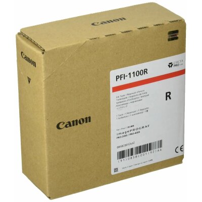 Canon PFI-1100R (0858C001) Red Original Cartridge - Pro2000 / Pro2100A (Ex)