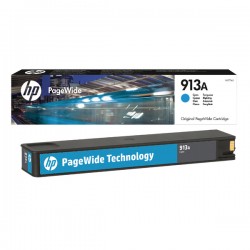 HP F6T77AE (913A) Cyanfarbene Original-Tintenpatrone - PageWide 352 (Beschädigte Box)