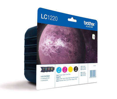 Brother LC1220 3lü Paket Renkli Orjinal Kartuş - D