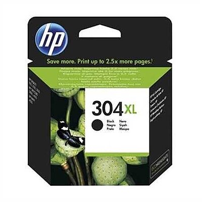 HP N9K08AE (304XL) Schwarz, Originalpatrone, hohe Reichweite.