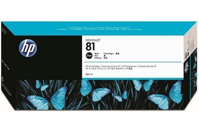 HP C4930A (81) Black Original Cartridge - DesignJet 5000 / 5500