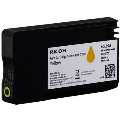 Ricoh 408520 Gelbe Originalpatrone - IJM C180F