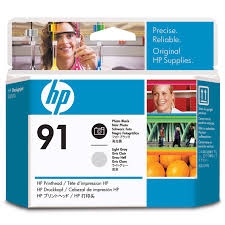 HP C9463A (91) Photo Black-Light Gray Original Head Cartridge - Designjet Z6100 (Ex)
