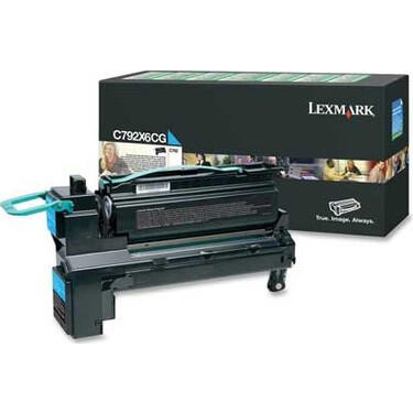 Lexmark C792X6CG Cyan Original Toner High Yield - C792