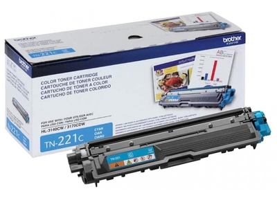 Brother TN-221C Mavi Orjinal Toner - HL-3140 / HL-