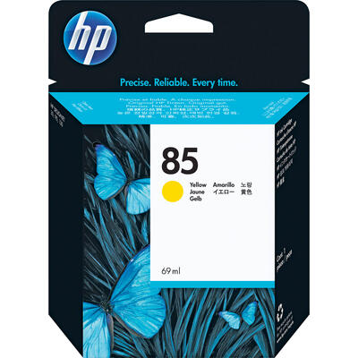 HP C9427A (85) Yellow Original Cartridge - Designjet 30 (Damaged Box)