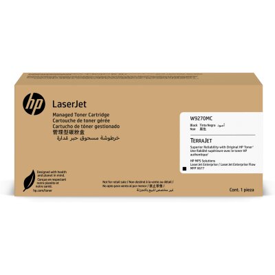 HP W9270MC Schwarzer Originaltoner - MFP X677